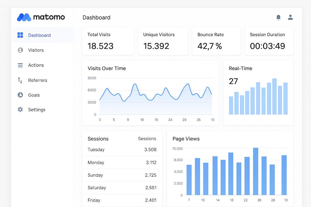 Matomo 5.4.0 Transforms Analytics with Clean Design and Privacy Features