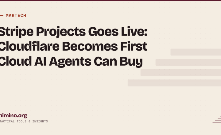 Stripe Projects Goes Live: Cloudflare Becomes First Cloud AI Agents Can Buy Without a Human